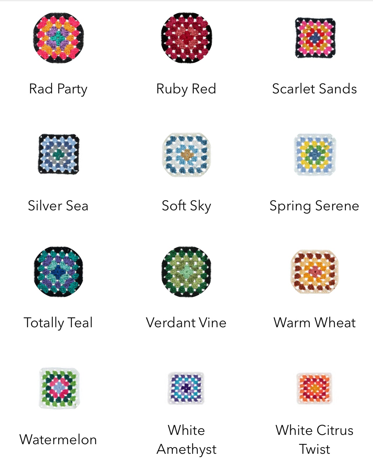 Custom Granny Square Scarf