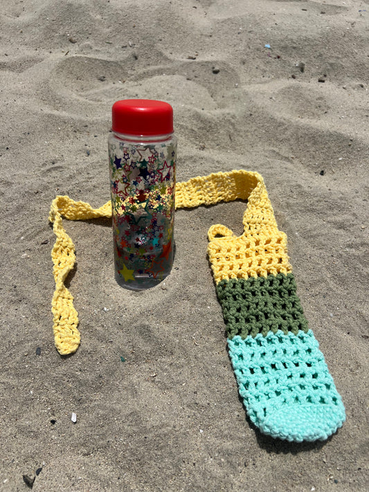 A3- NEW- Crochet Water Bottle Holder
