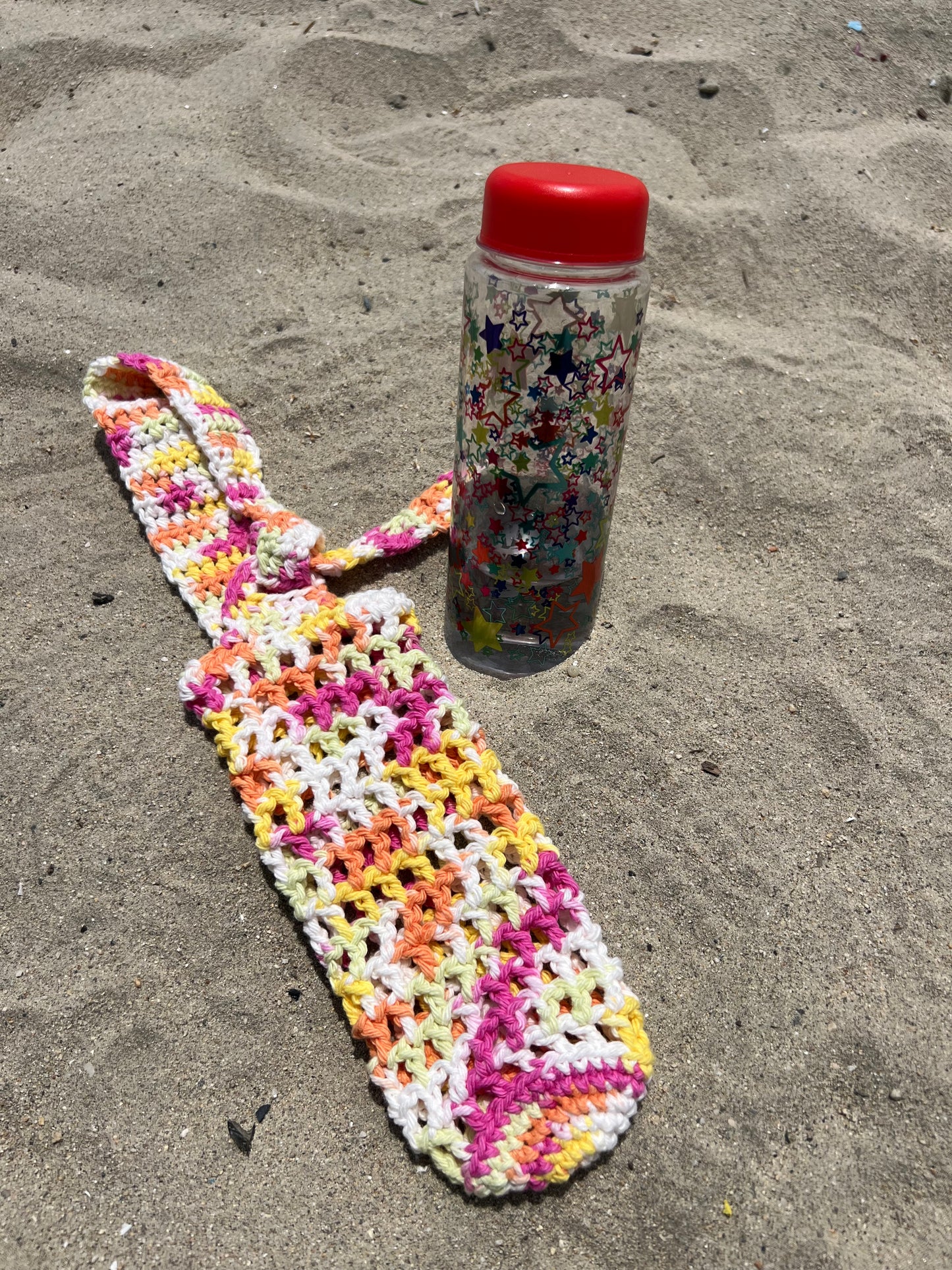 A3- NEW- Crochet Water Bottle Holder