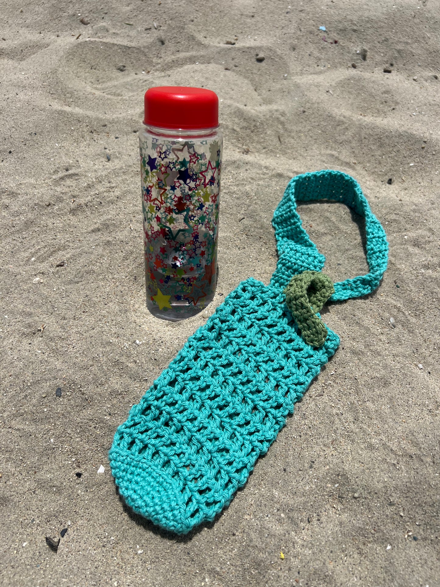 A3- NEW- Crochet Water Bottle Holder