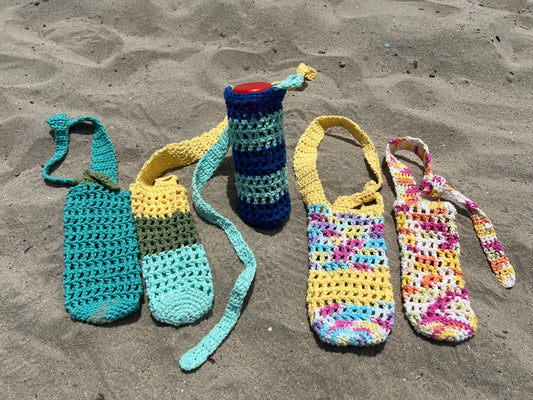 A3- NEW- Crochet Water Bottle Holder