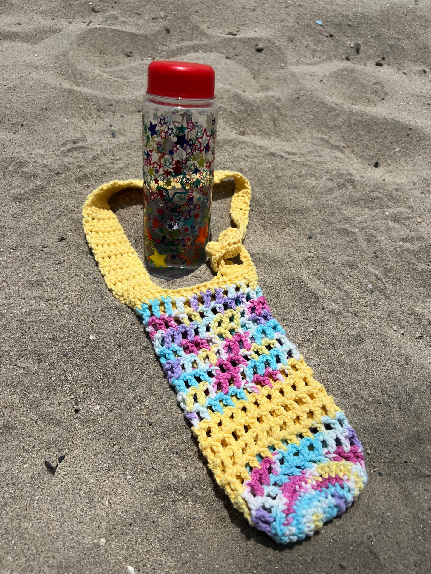 A3- NEW- Crochet Water Bottle Holder